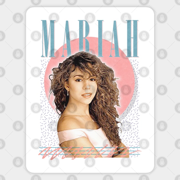 Mariah / 90s Vintage Aesthetic Design Sticker by DankFutura